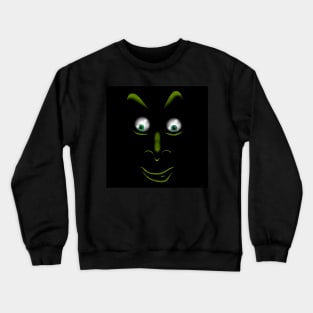 Creepy Face Crewneck Sweatshirt